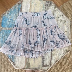 Misa Los Angeles Signature Silhouette Chiffon Skirt